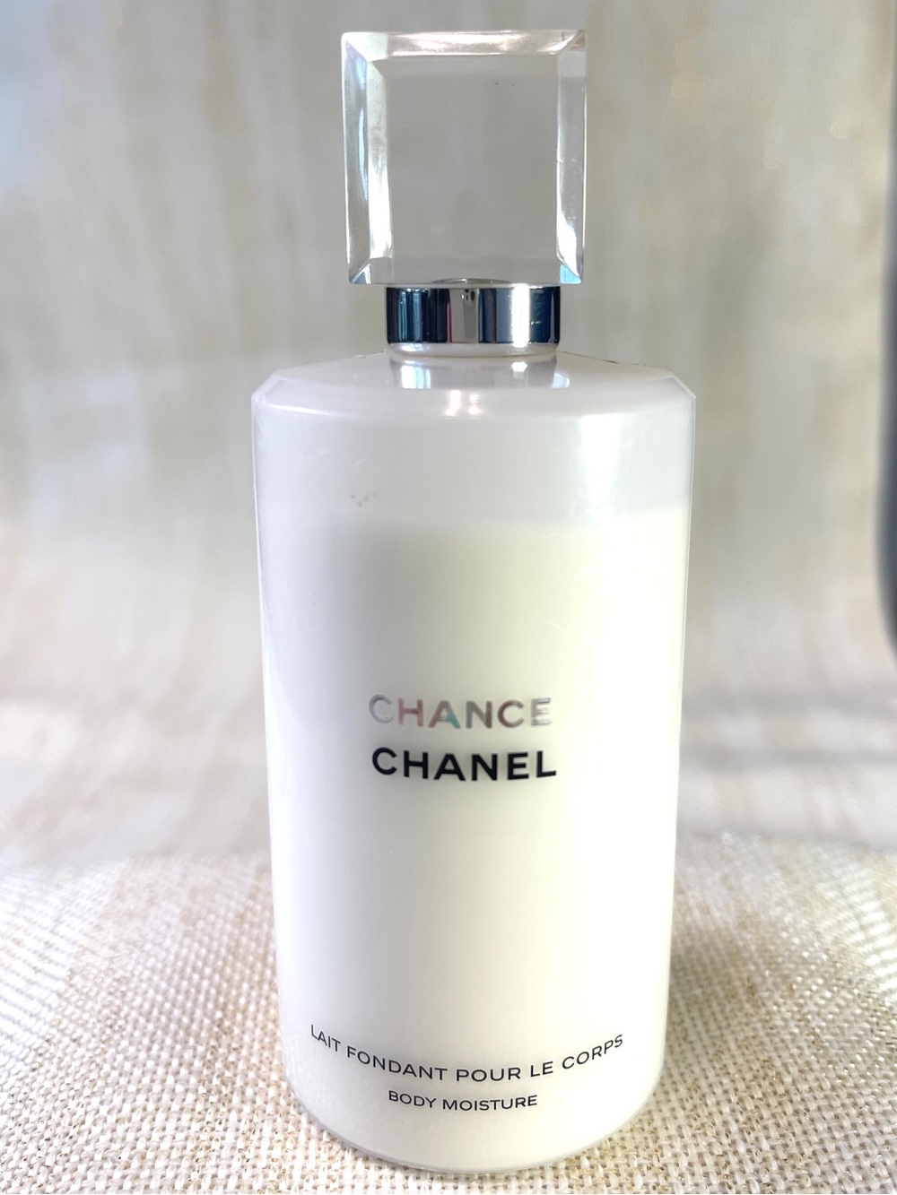 Vintage RARE CHANEL Chance Body Moisture Lotion - White